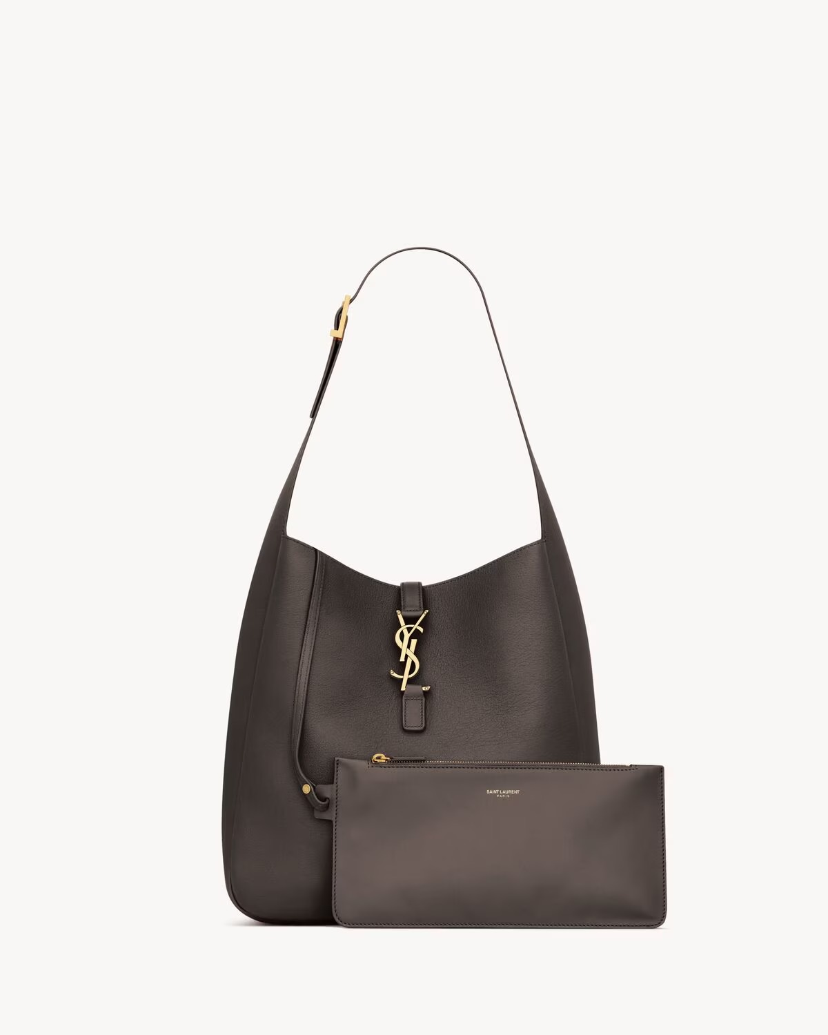 YSL LE 5 À 7 Supple Large in Grained Leather - Image 3